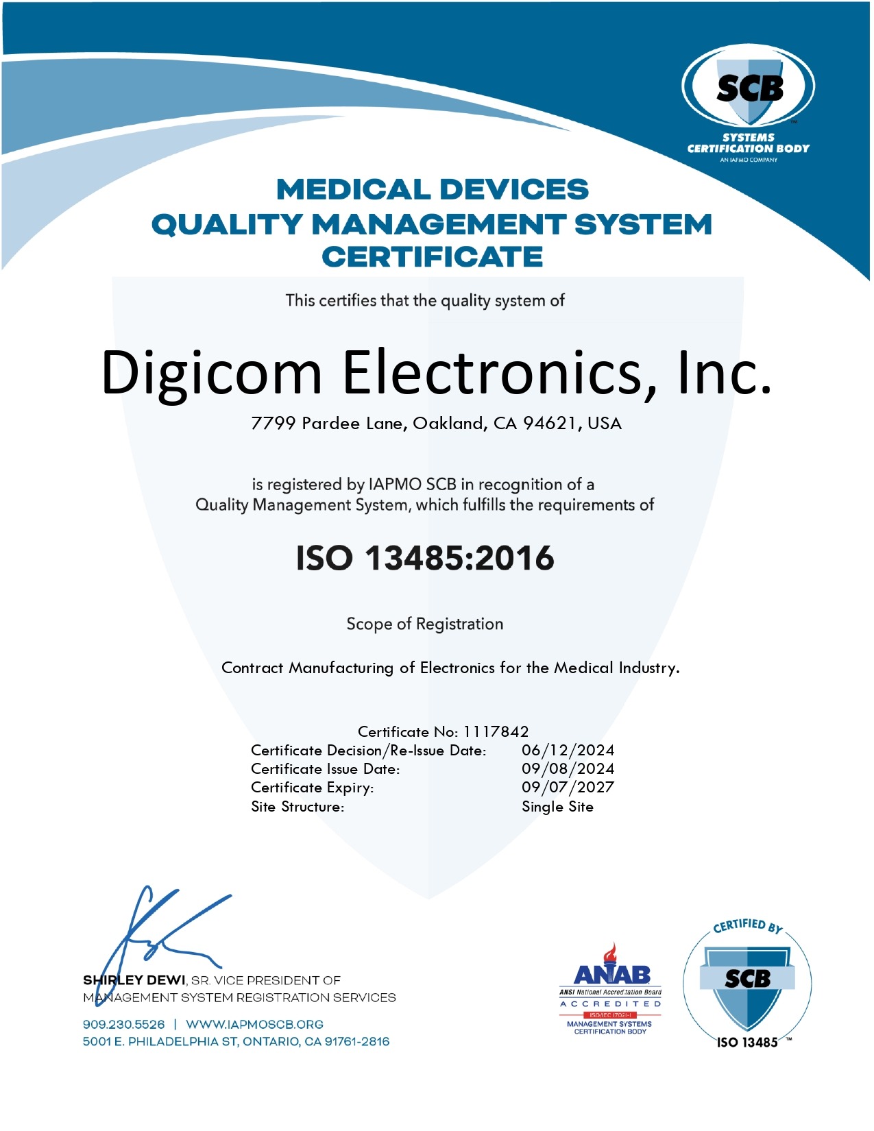 Electronic peripheral used to manufacture devices
